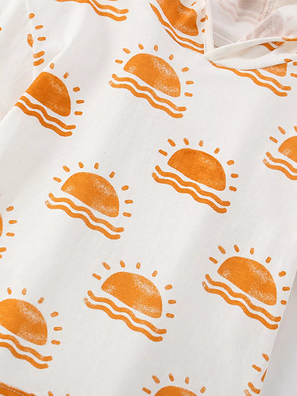 Sunny Hoodie & Shorts Set - Side View