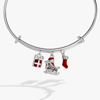 'Sleigh' Santa Slay Multi-Charm Bangle