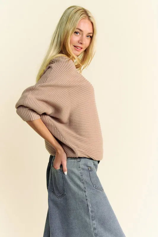 Batwing Sweater - Back View