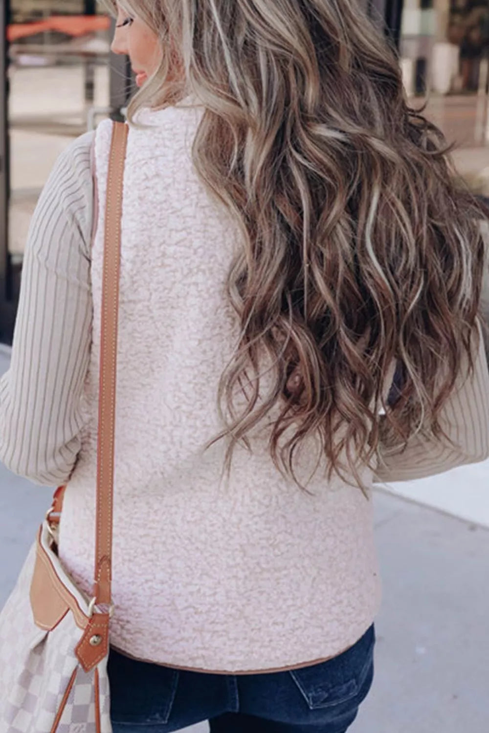 Reversible Quilted Sherpa-Lined Vest