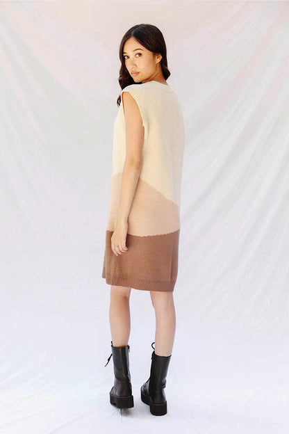 Sunset sweater dress - Miss Sparkling