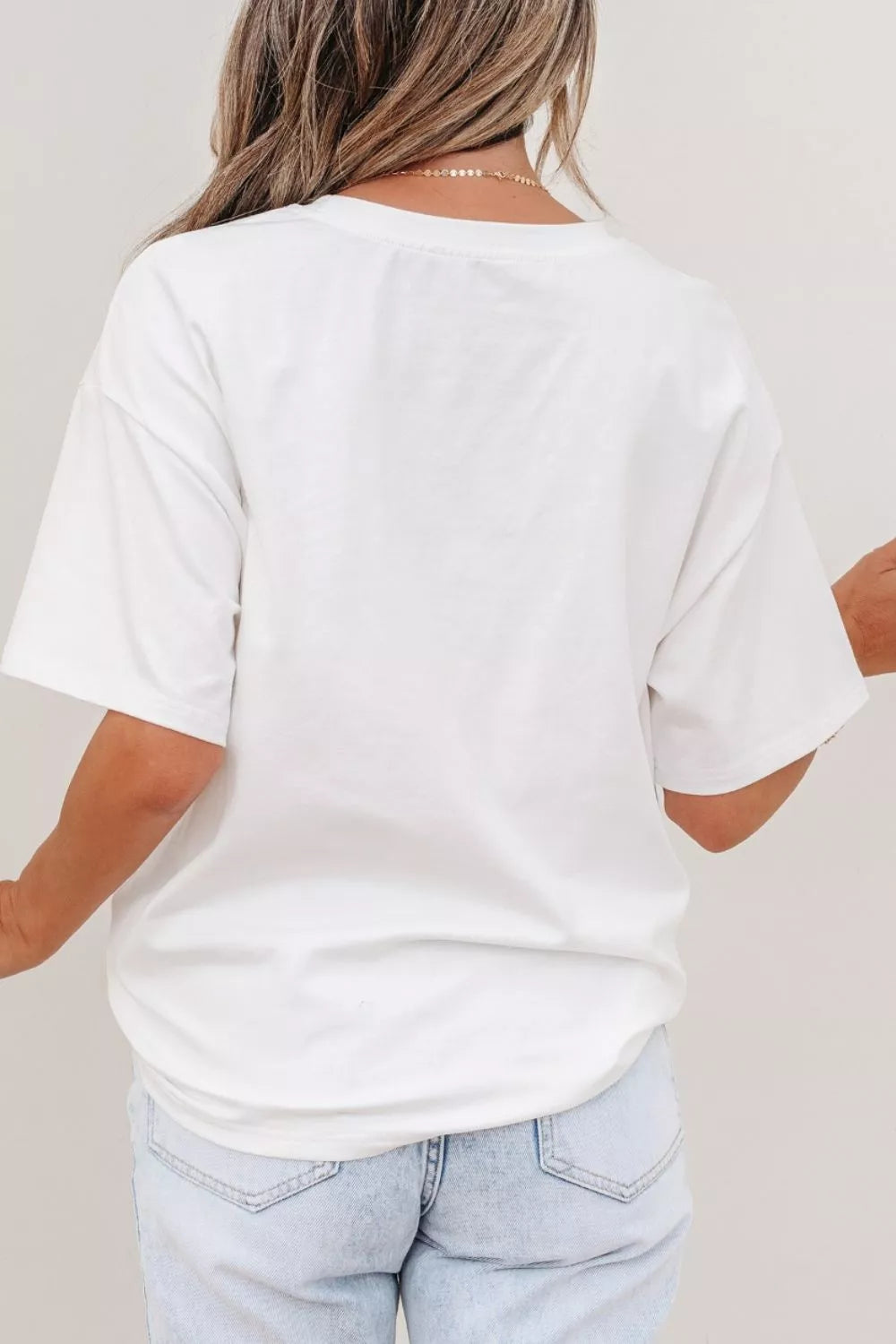 Denim Pocket Patch Oversized T-Shirt