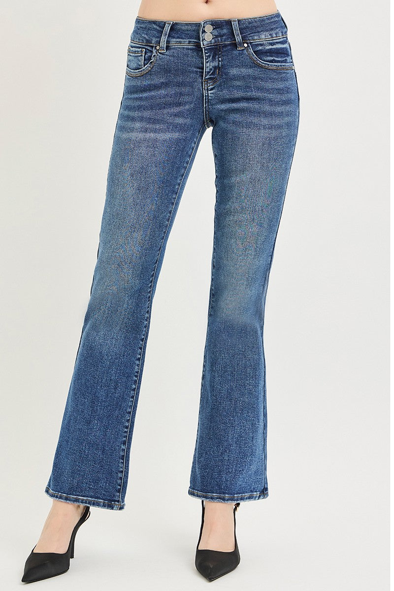 Low Rise Bootcut Jeans