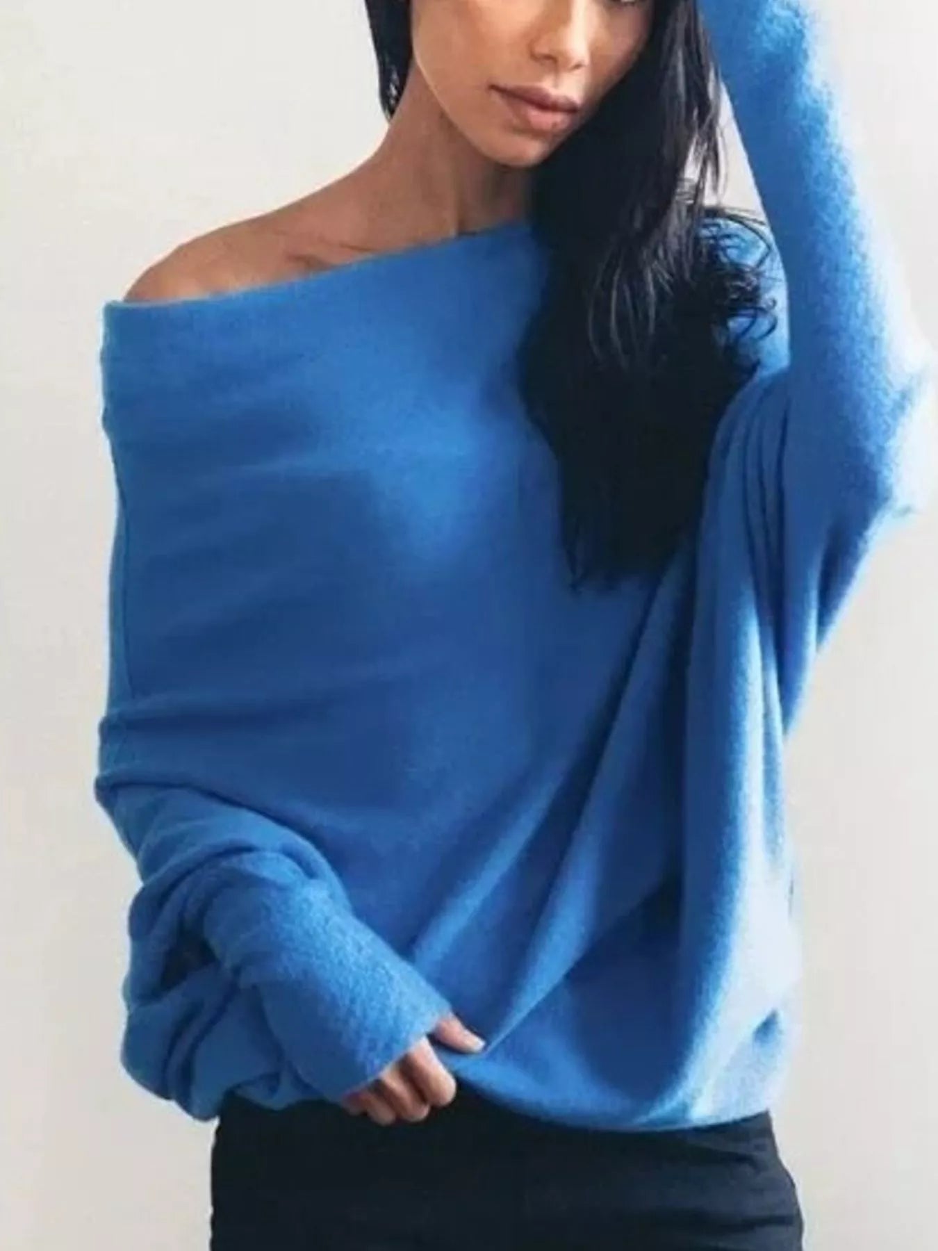 Relaxed Drape Knit Shawl