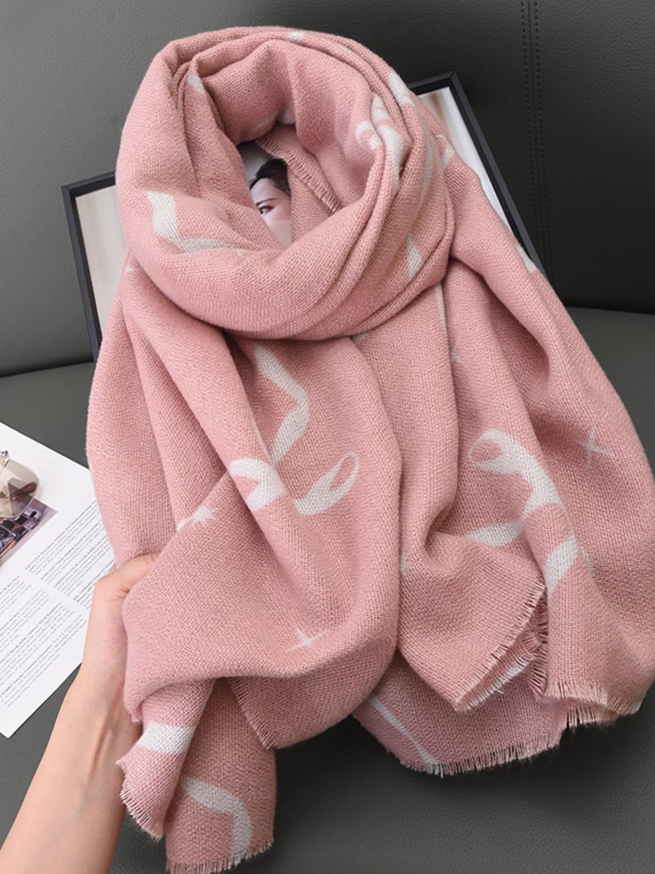 Bow Print Scarf
