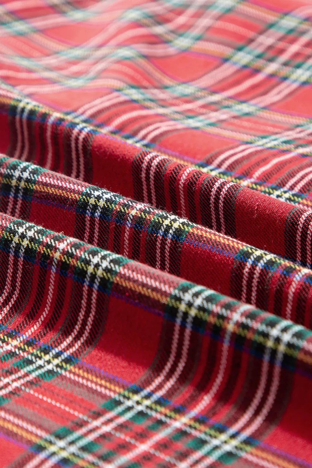 Festive Plaid Pajama Set