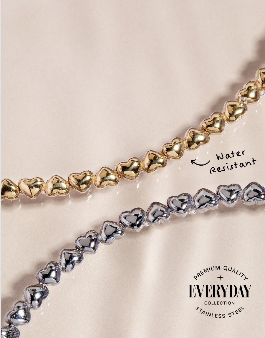 Heart Charm Tennis Bracelet - Alex and Ani