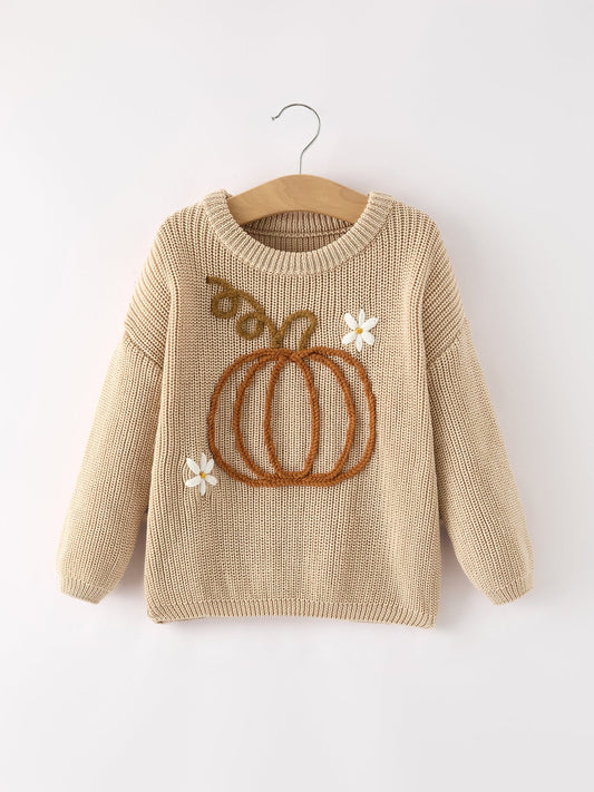 Pumpkin Pullover Sweater