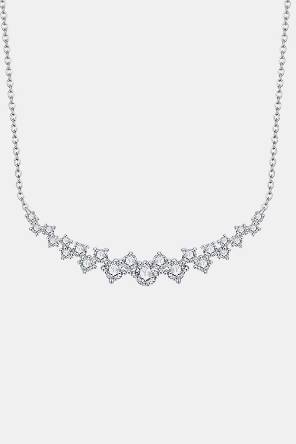 1.64 Carat Moissanite Cascade Necklace
