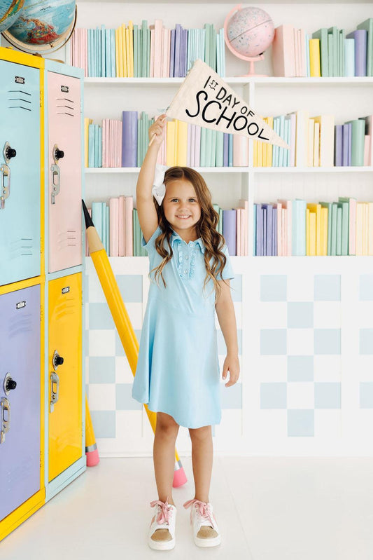 Bluebird Short Sleeve Polo Dress