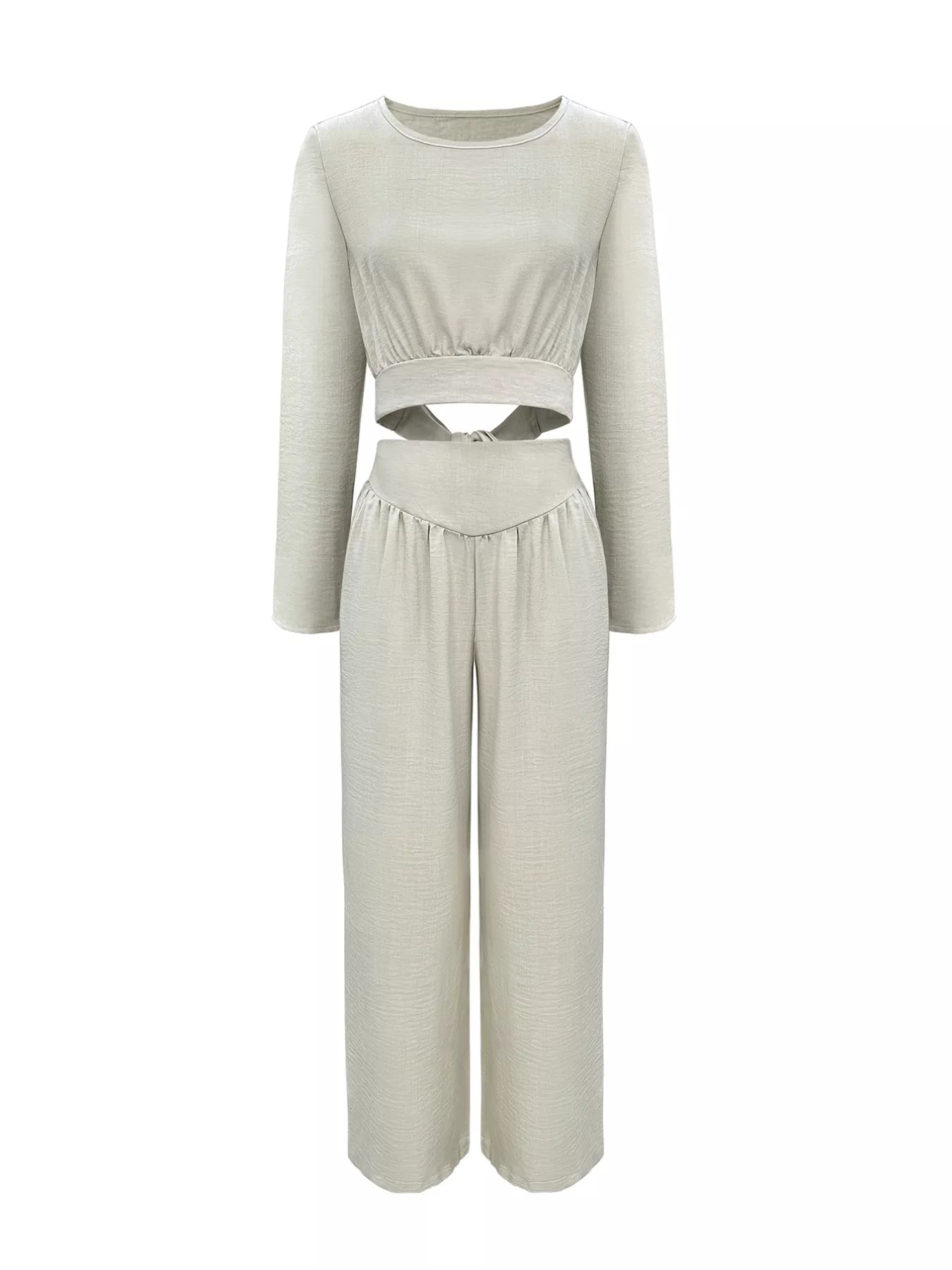 Apres Lounge Crop Top and Pants Set