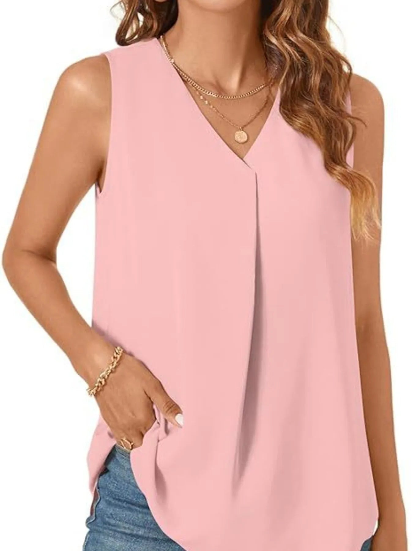 Women's V-Neck Sleeveless Tank