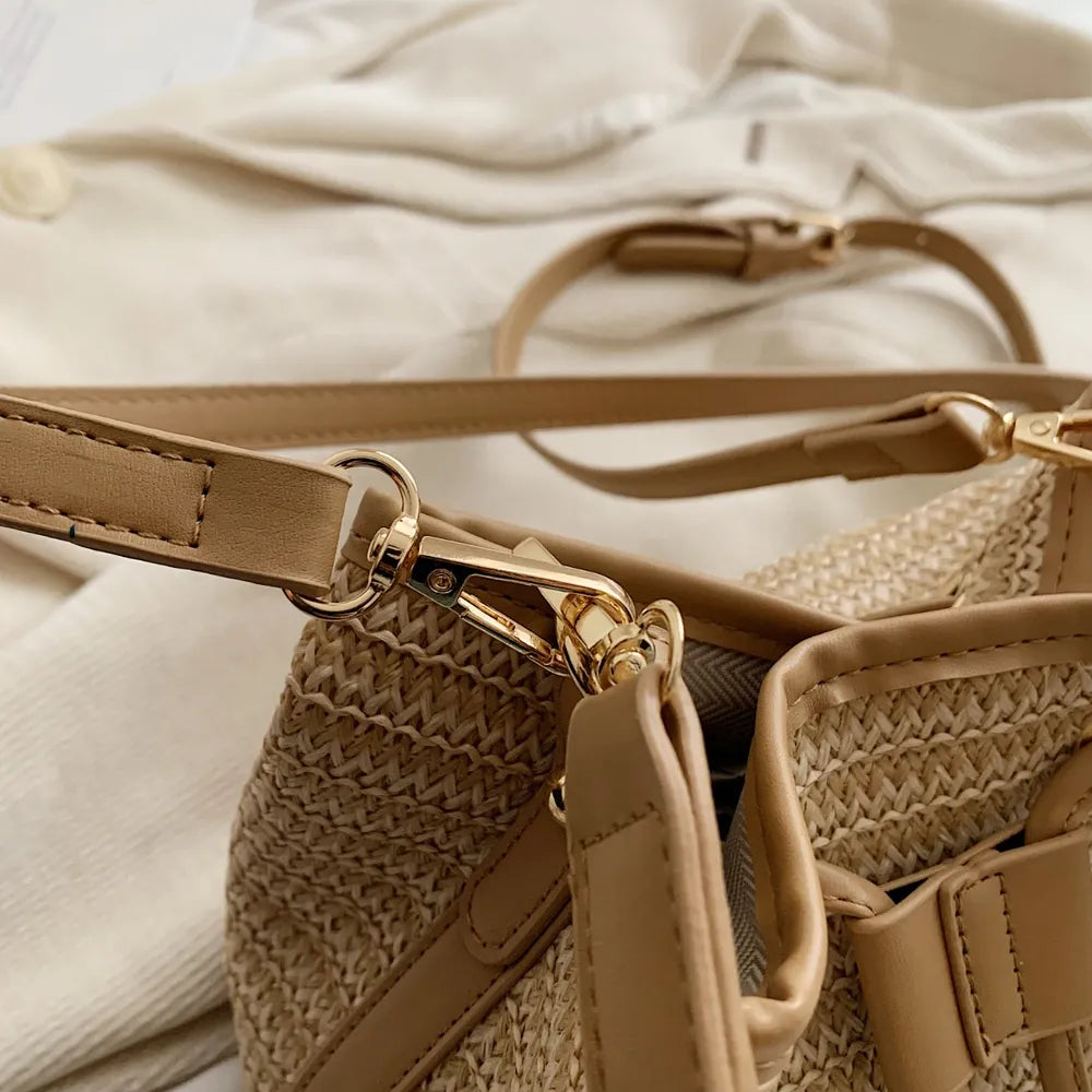 Woven Bucket Bag