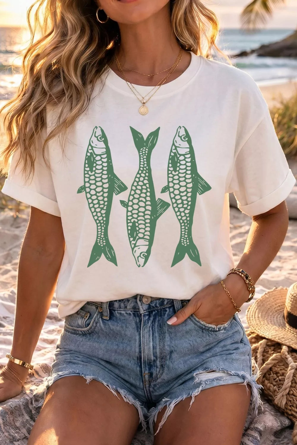 Gone Fishing Graphic Tee