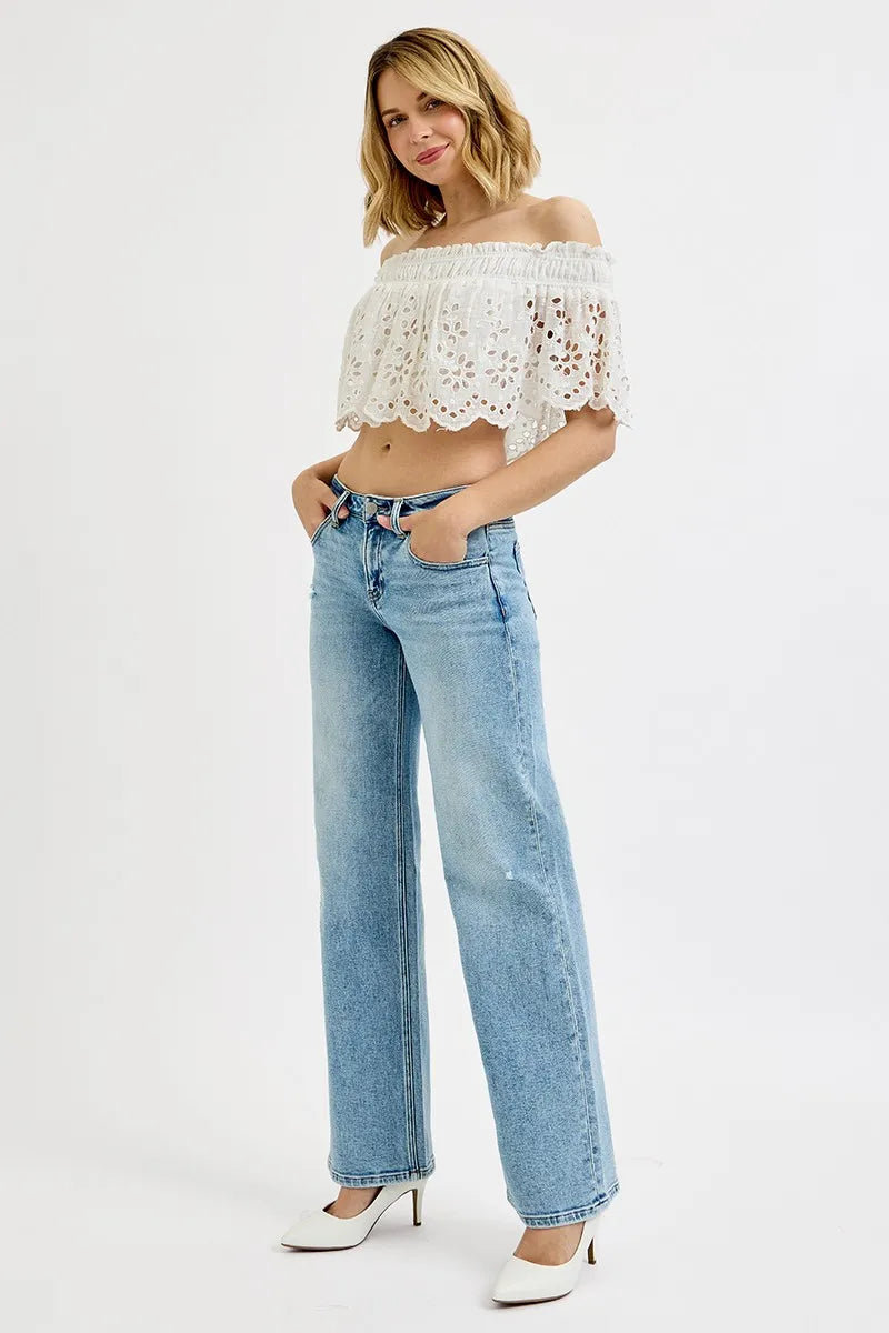 Light Wash Boyfriend Jeans