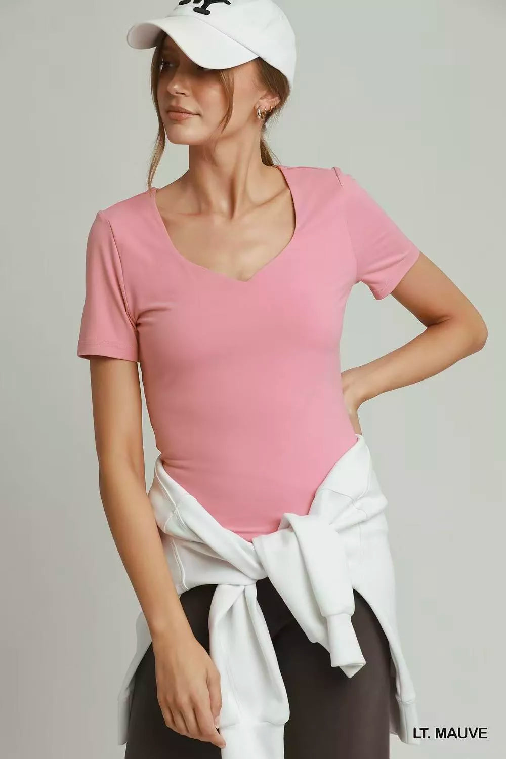 Sweetheart Double-Lined Top - Mauve