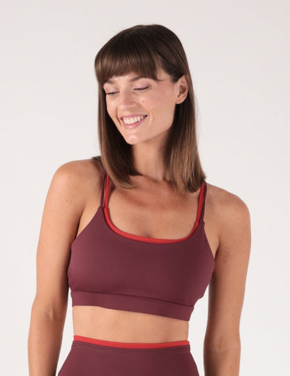 PREORDER: Vault Bra - Crimson Velvet/Scarlet