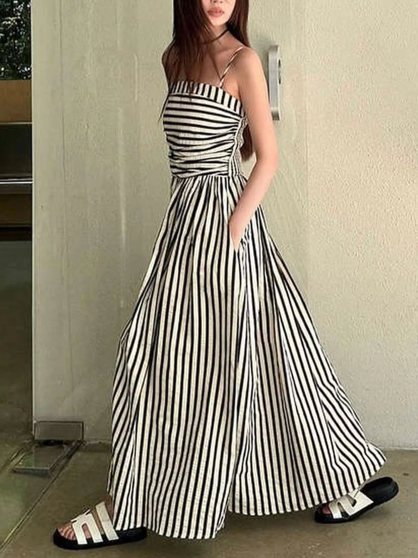 Striped Maxi Dress