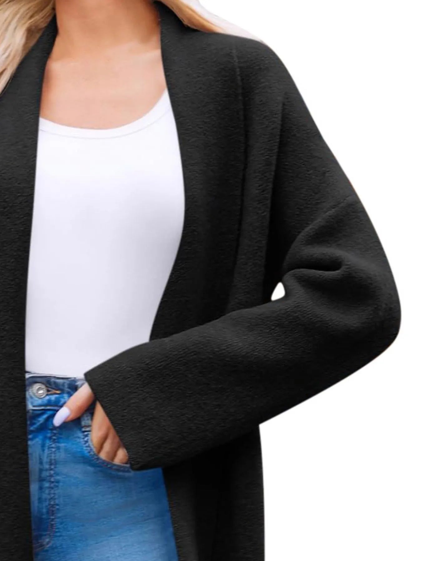 Open Front Longline Cardi-Coat