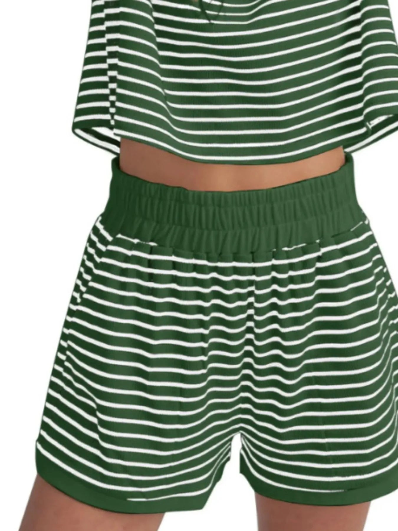 So Striped T-Shirt and Shorts Set