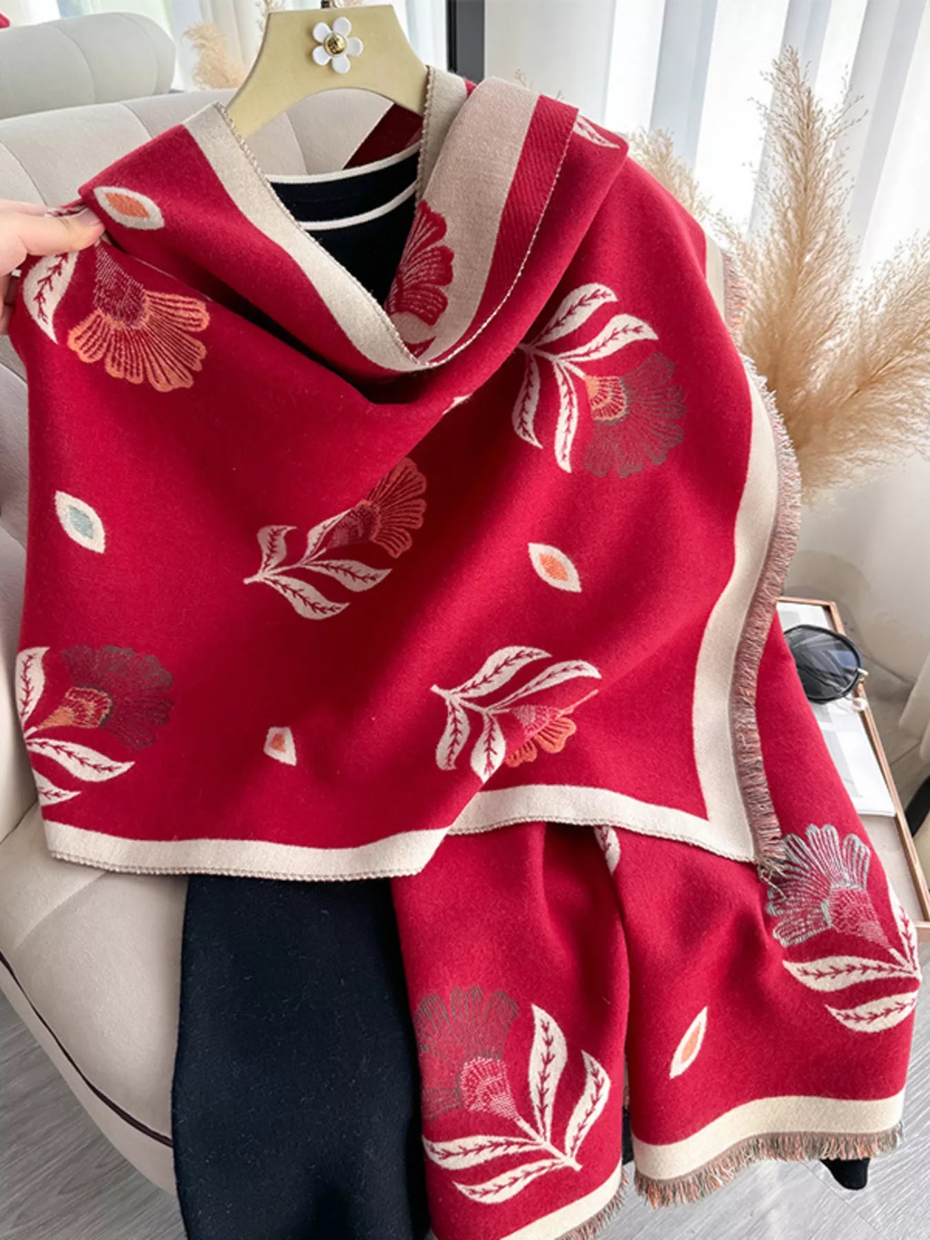 Bloom & Wrap Soft Knit Scarf