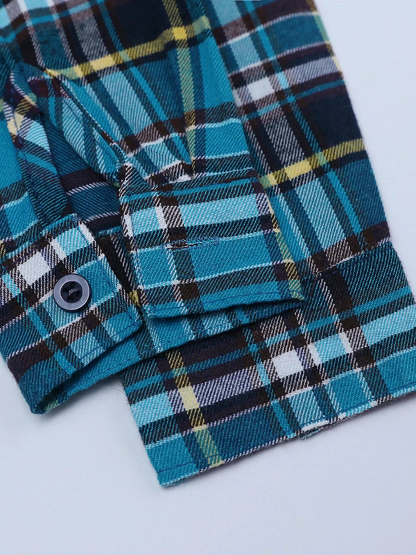Boy's Plaid Shirt and Jeans Outfit Set