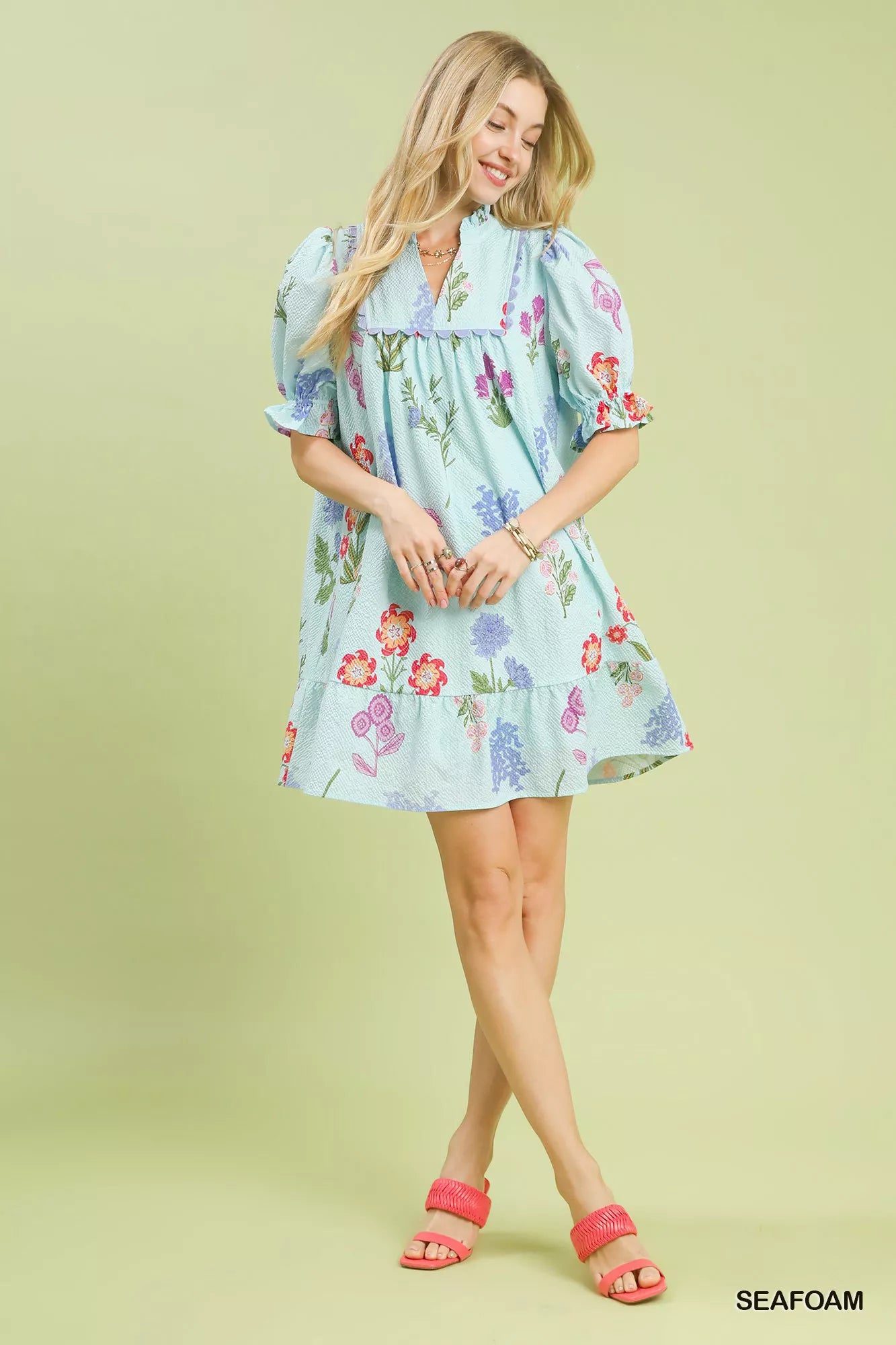 Flower Power Mini Dress
