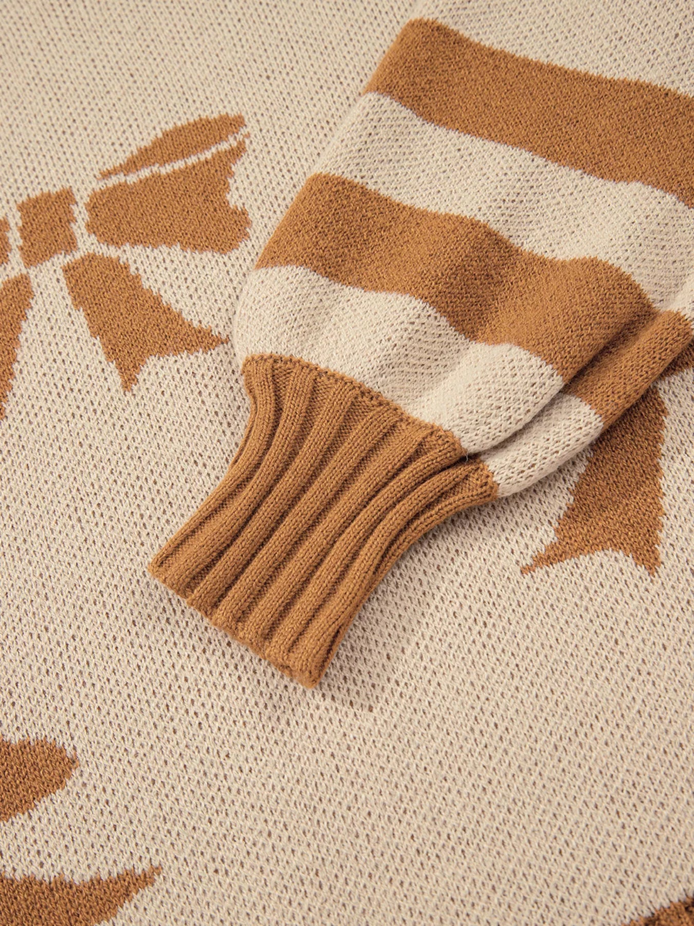Caramel Ribbon Bow Sweater