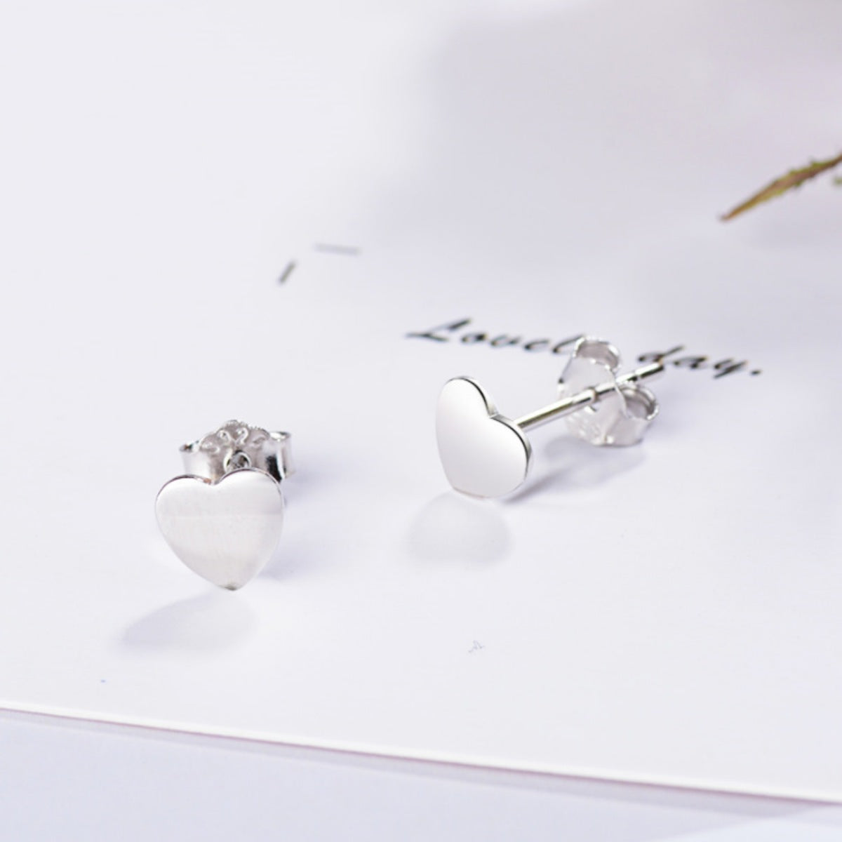 Heart Stud Earrings