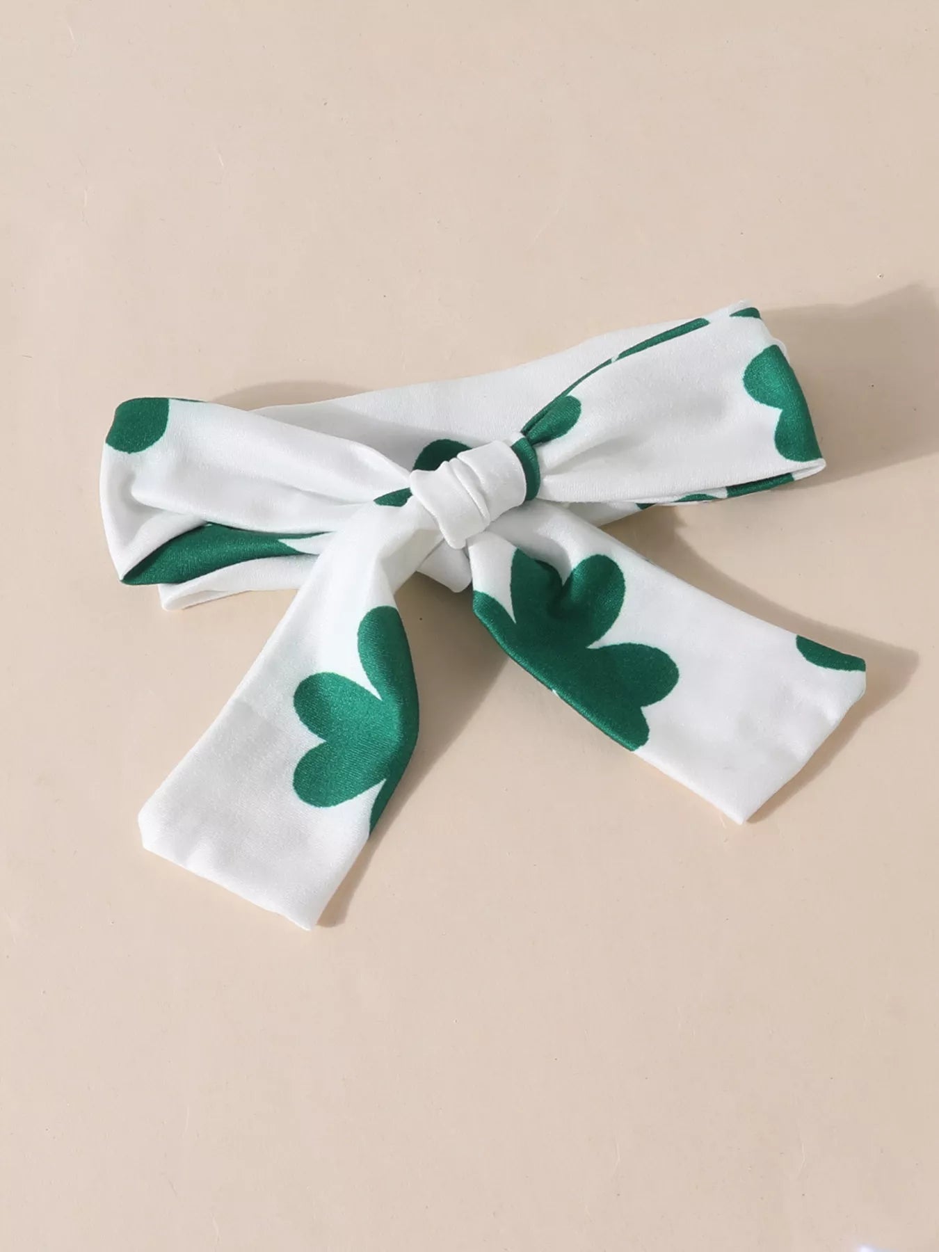 Lucky Charm Bodysuit and Flare Pants Set with Headband - Side View