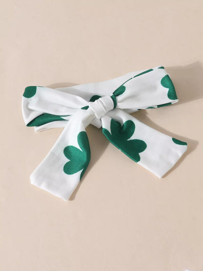 Lucky Charm Bodysuit and Flare Pants Set with Headband - Side View