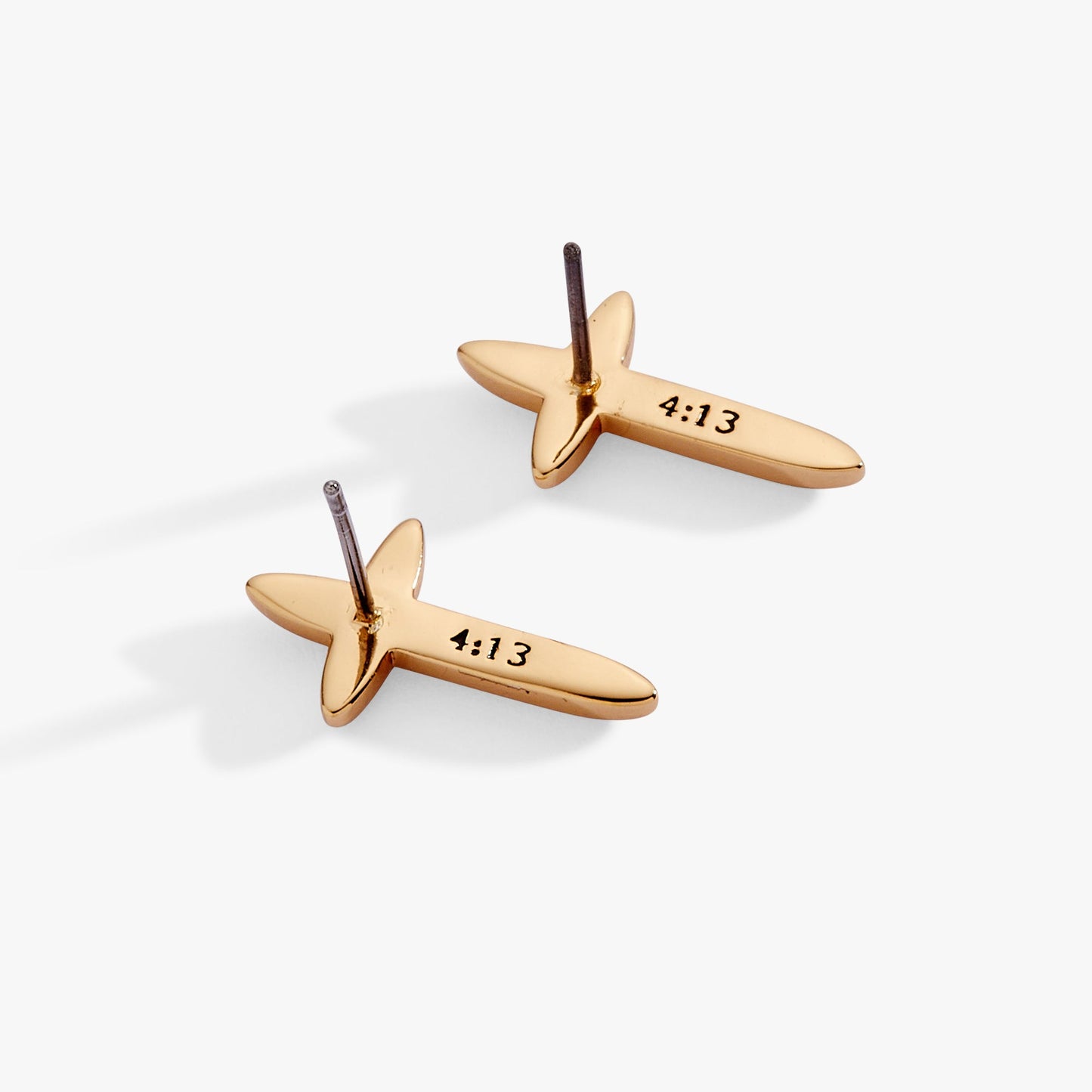 4:13 Cross Stud Earrings - Alex and Ani