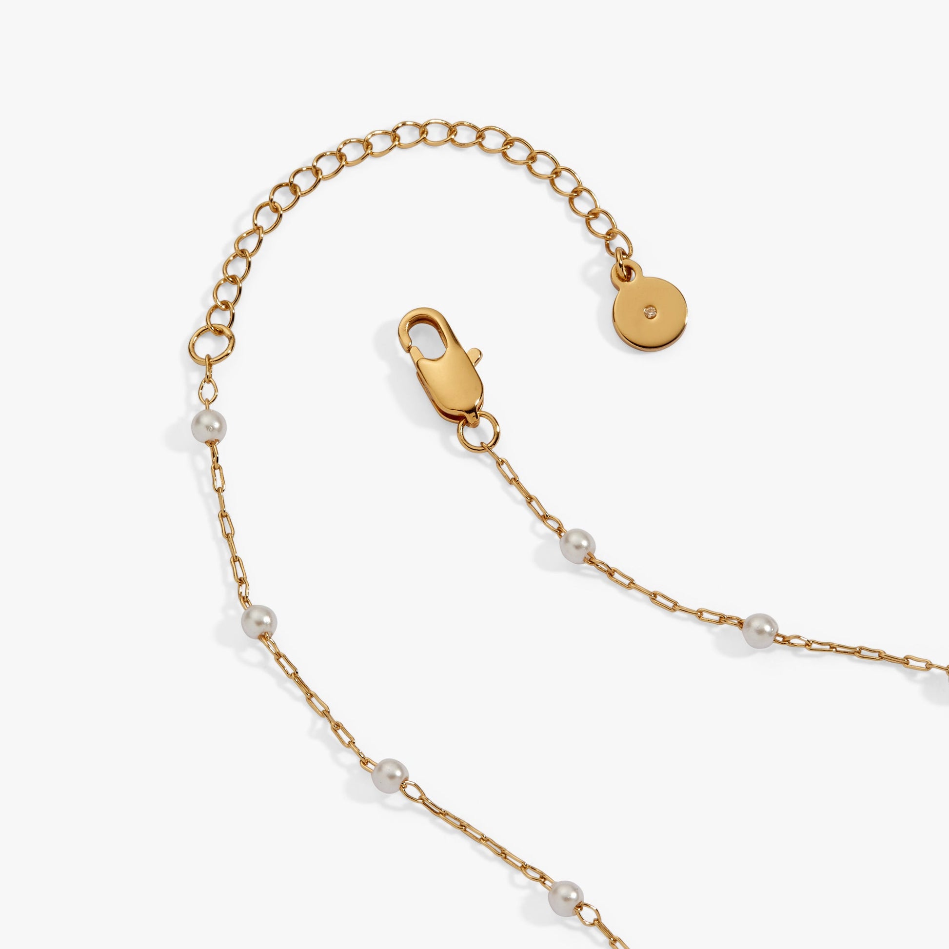 Cross 4:13 Pearl Rosary Chain Pendant Necklace - Alex and Ani - Detail View 5