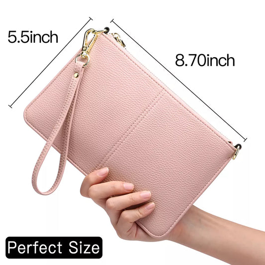 Wristlet with Detachable Straps - Back View