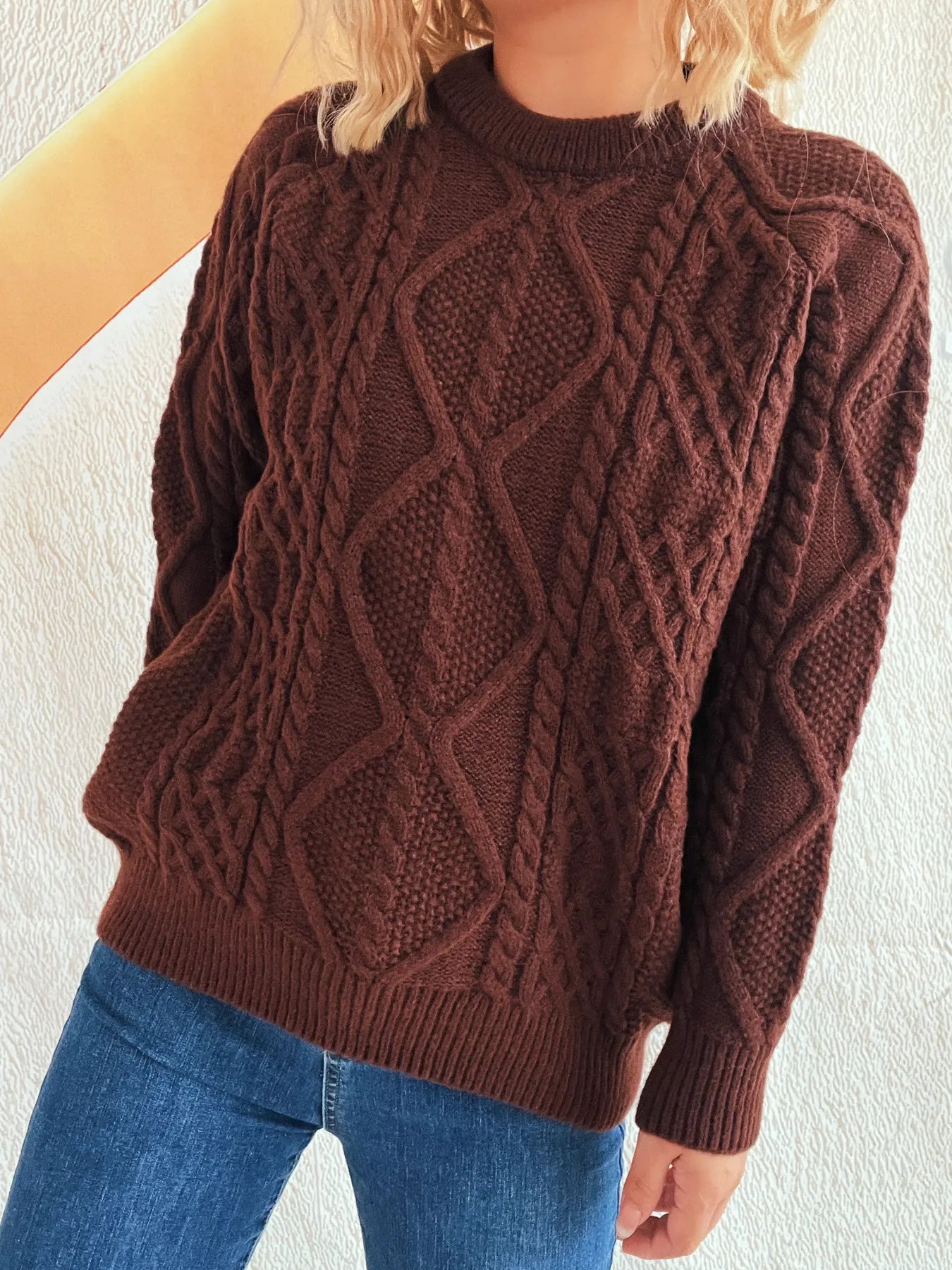 Chunky Cable Knit Sweater