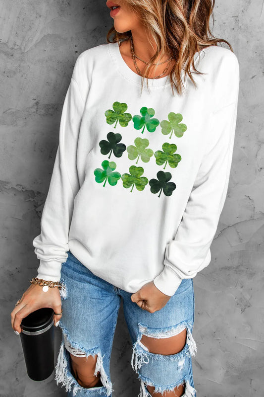 Lucky Clover Sweatshirt - Front View