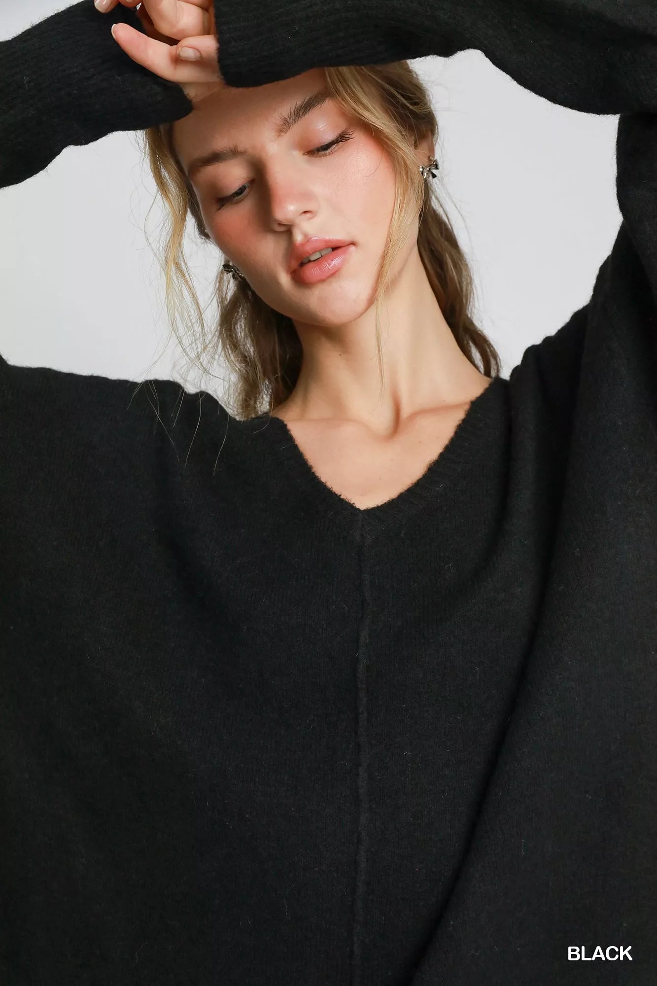 Wool Blend Oversized Sweater