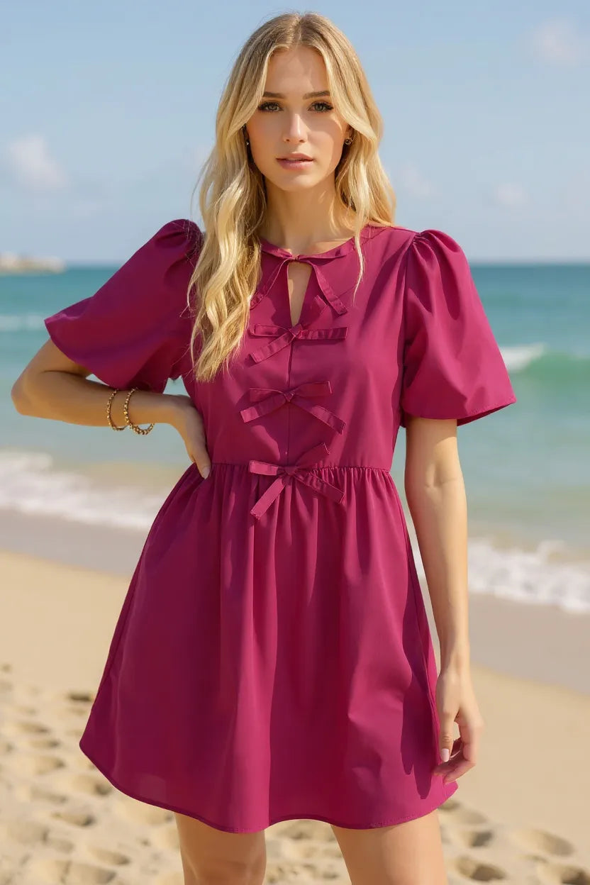 Bow Peep Mini Dress