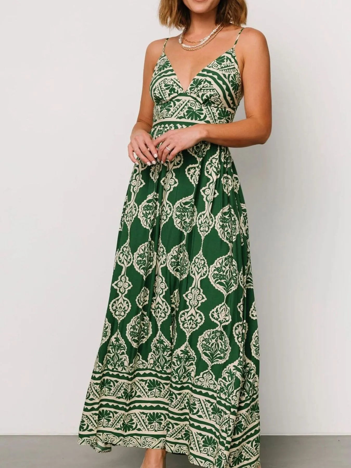Josalyn V-Neck Maxi Cami Dress