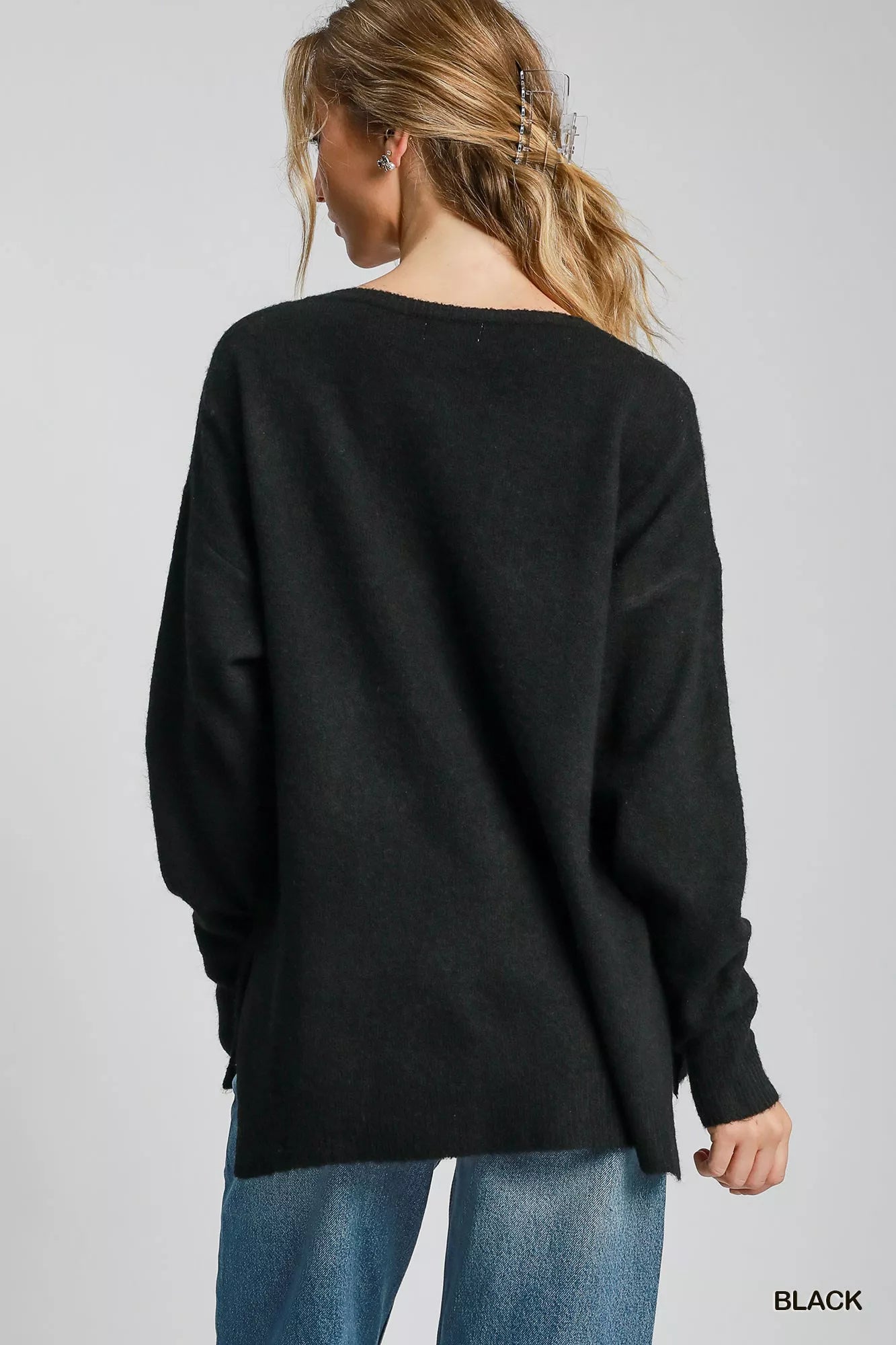 Wool Blend Oversized Sweater