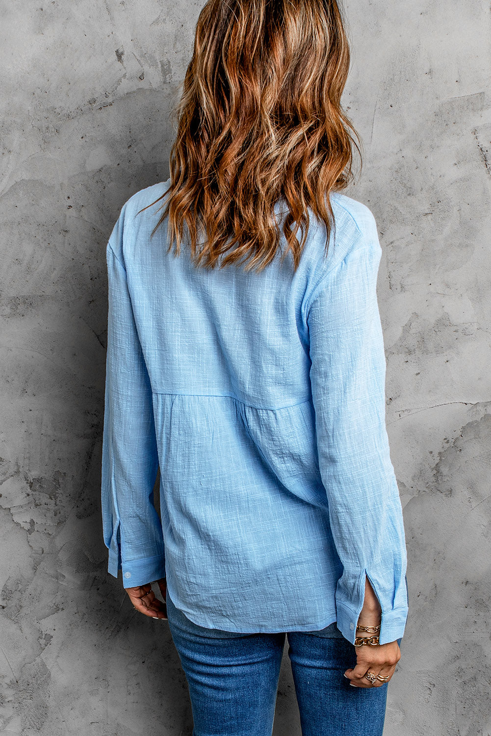 Women's Textured Button Front Shirt