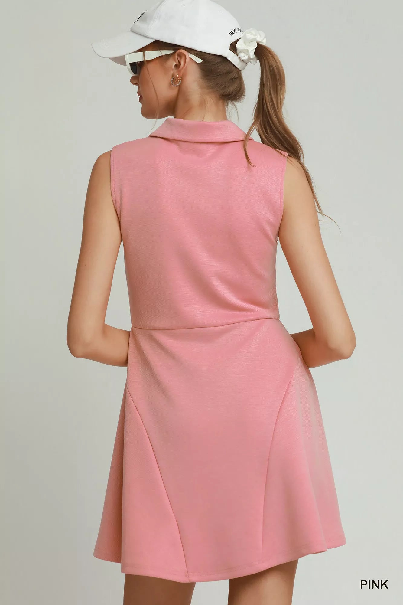 Athletic Quarter Zip Tennis Dress