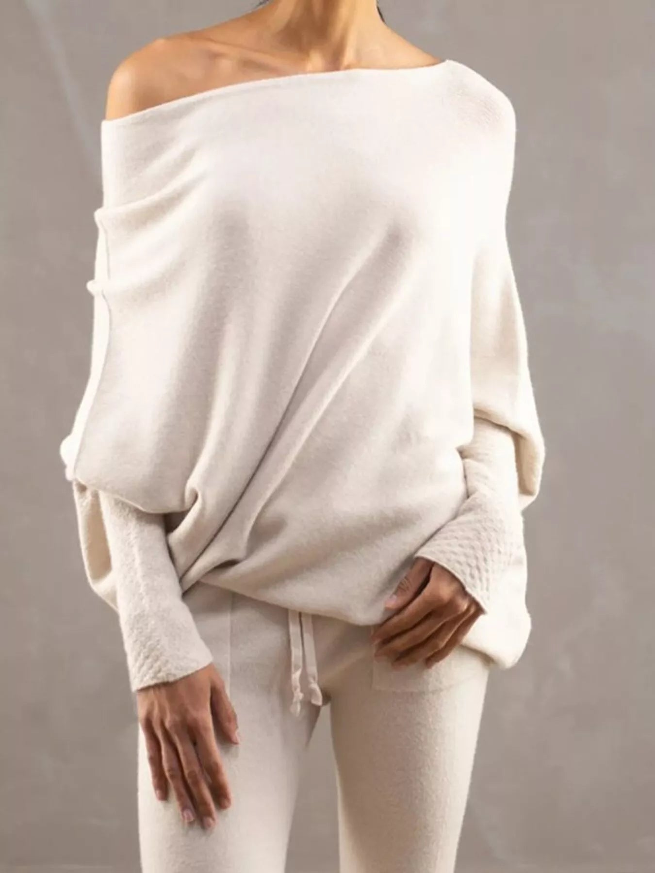 Relaxed Drape Knit Shawl