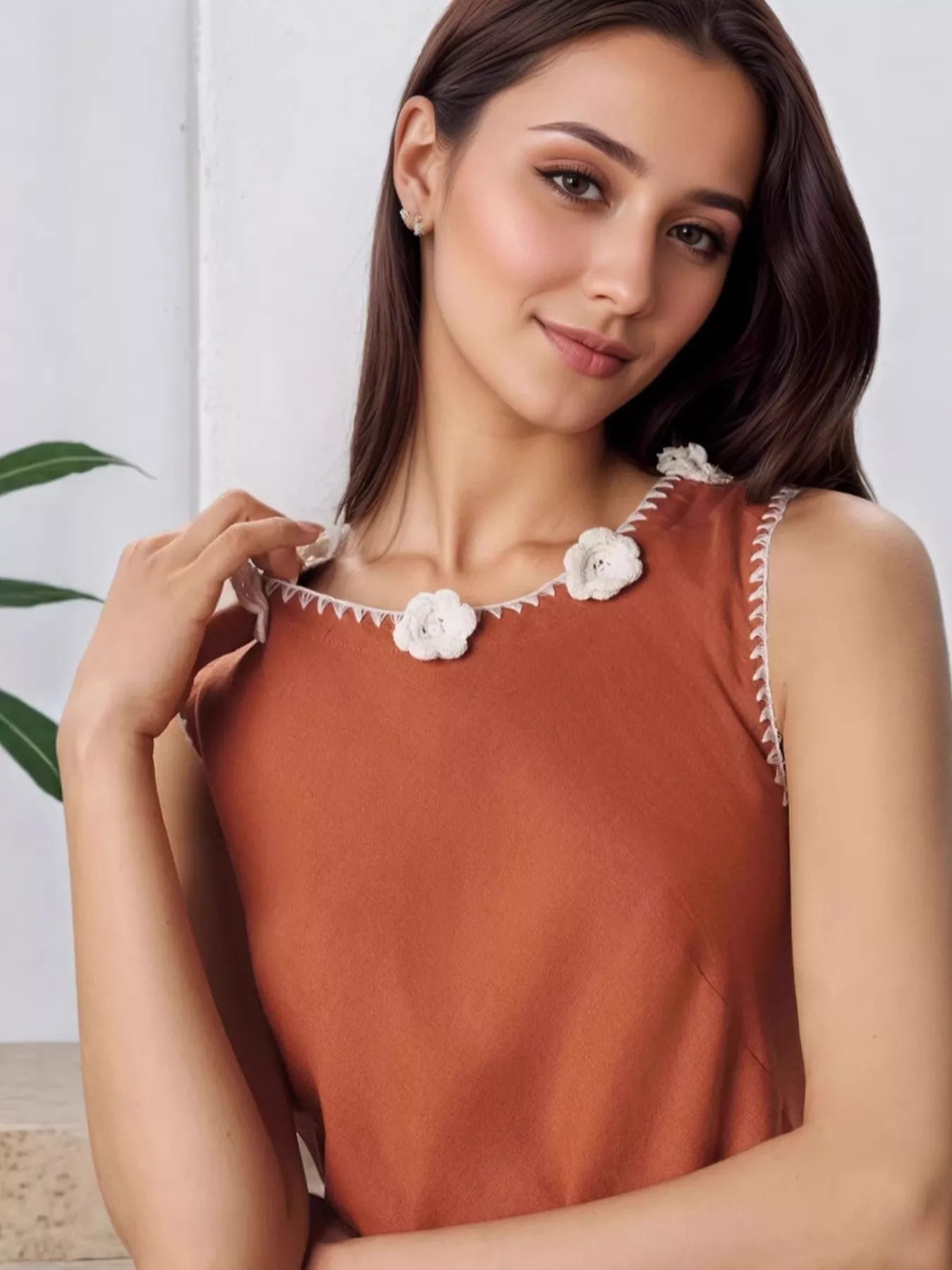 The Claudia Back-Tie Midi Dress