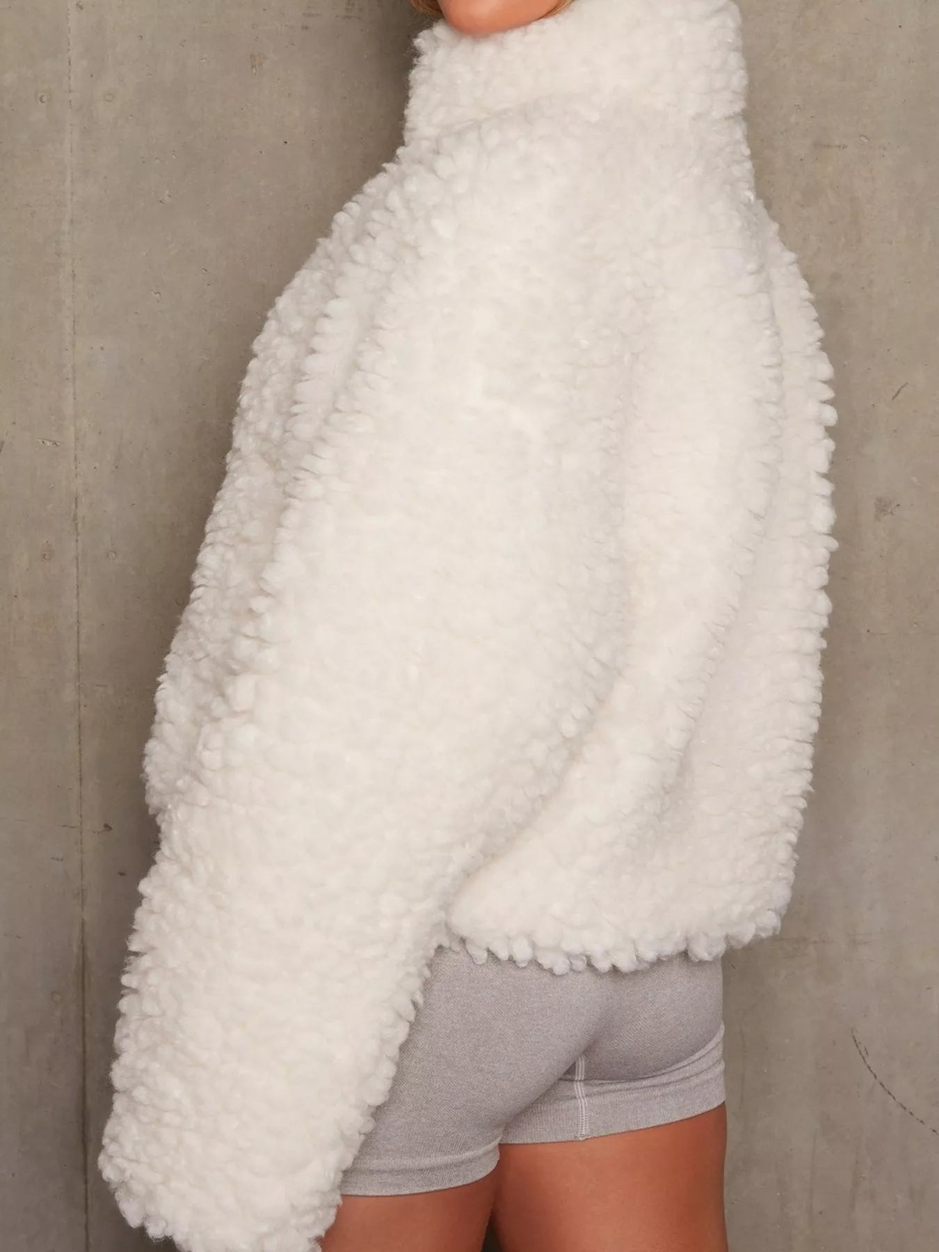 Cropped Sherpa Jacket