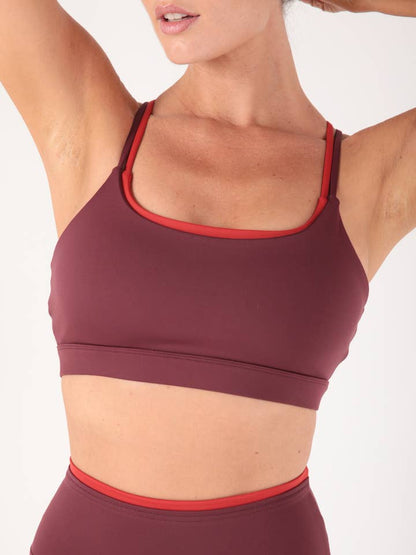 PREORDER: Vault Bra - Crimson Velvet/Scarlet