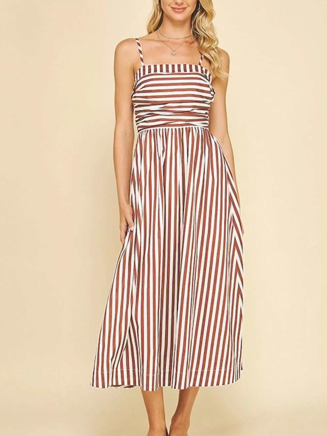 Striped Maxi Dress