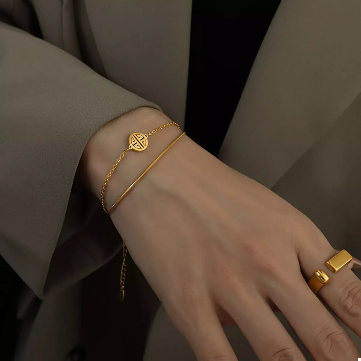Double Layered Bracelet