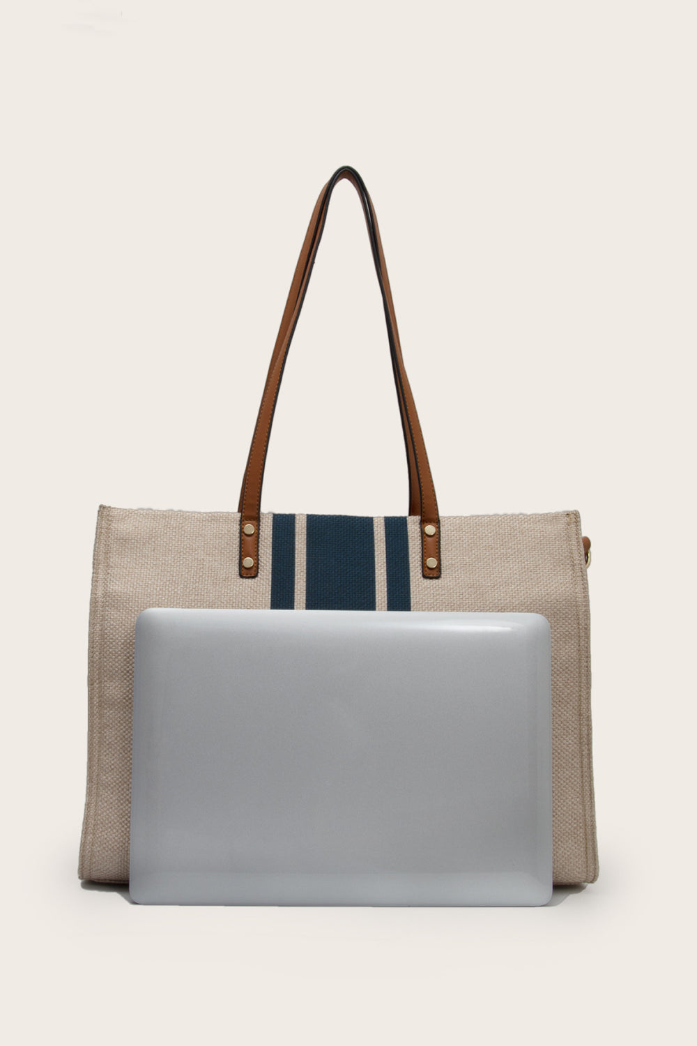Striped Tote Bag - Detail View 4