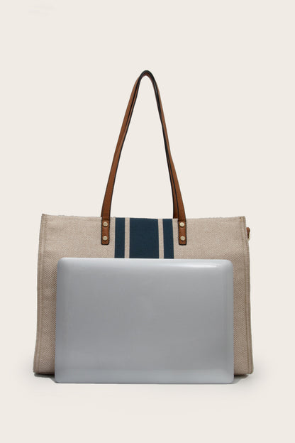 Striped Tote Bag - Detail View 4